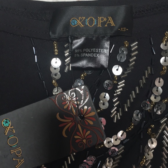 Asymmetrical Sequins Detailed Tunic/Dress - Picture 5 of 6